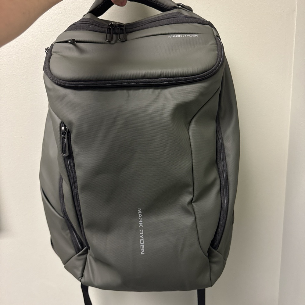 Gray Backpack for Men - image 1